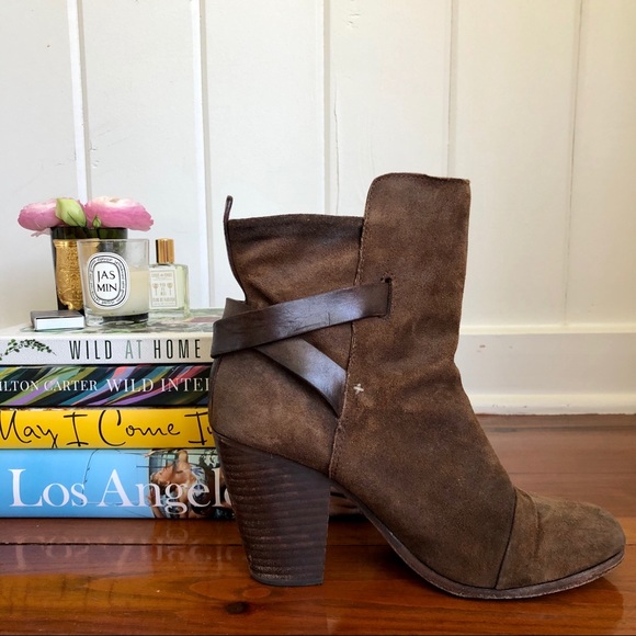 Rag & Bone Brown Booties 39 / fits like 8.5 - Picture 7 of 16
